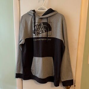The North Face Two-Tone Gray and Black Hoodie